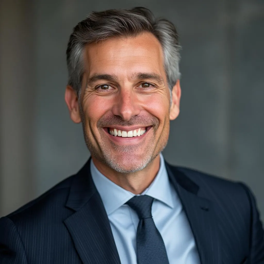 Retrato de Juan Pérez, experto en finanzas