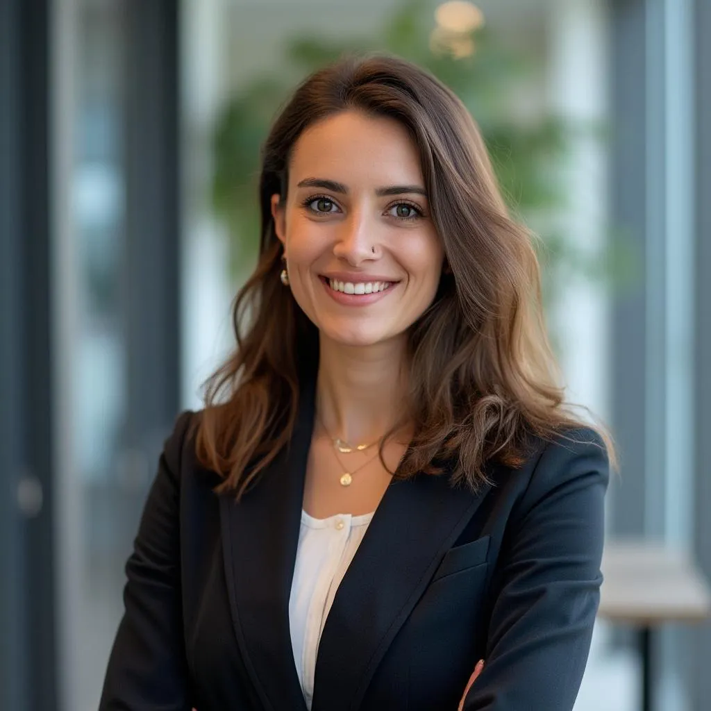 Retrato de María González, experta legal